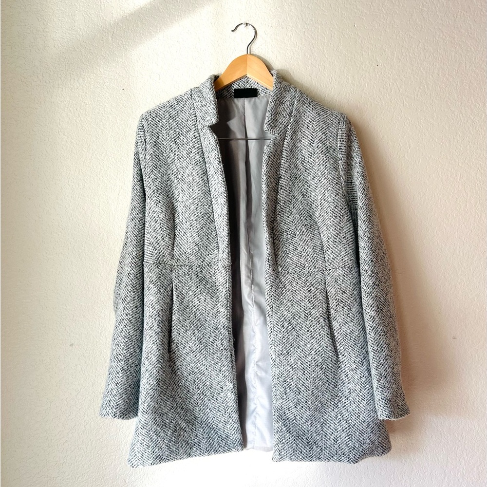 VICI Women’s Heather Gray Slim Fit Overcoat Size Medium